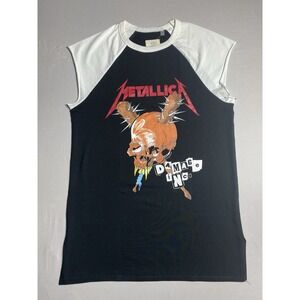 Fear Of God FOG x Metallica Damage Inc Tour Raglan Sleeveless Band Shirt Medium